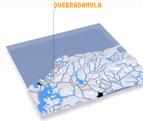 3d view of Quebrada Mula