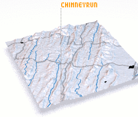 3d view of Chimney Run