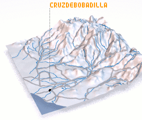 3d view of Cruz de Bobadilla