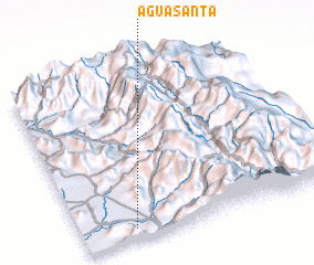 3d view of Agua Santa