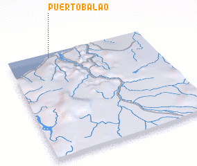 3d view of Puerto Balao