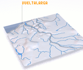 3d view of Vuelta Larga