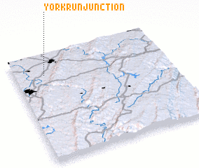 3d view of York Run Junction