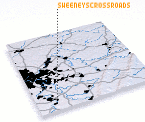 3d view of Sweeneys Crossroads