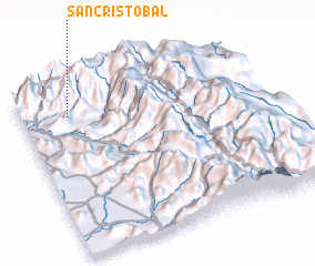 3d view of San Cristóbal