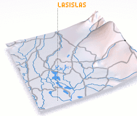 3d view of Las Islas