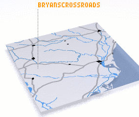 3d view of Bryans Crossroads