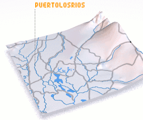 3d view of Puerto Los Ríos