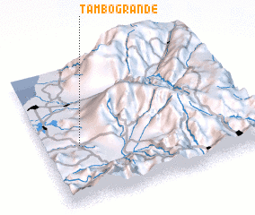 3d view of Tambo Grande