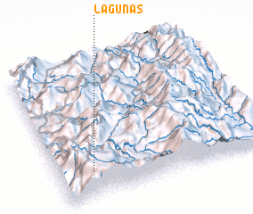 3d view of Lagunas