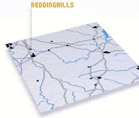 3d view of Redding Hills