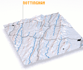 3d view of Nottingham