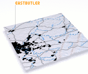 3d view of East Butler