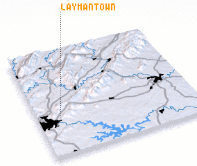 3d view of Laymantown