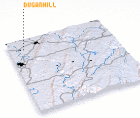 3d view of Dugan Hill