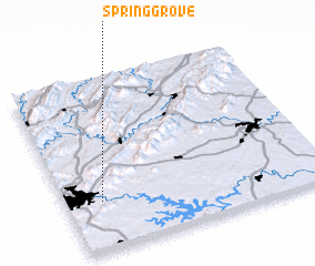 3d view of Spring Grove