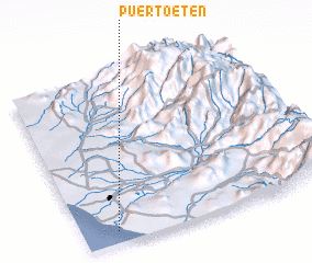 3d view of Puerto Eten