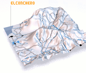 3d view of El Conchero