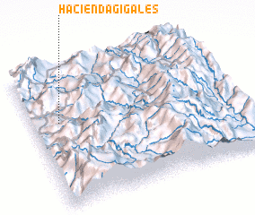 3d view of Hacienda Gigales