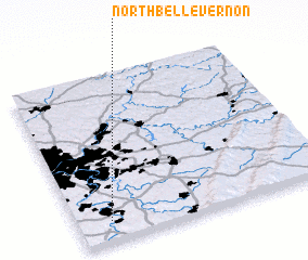 3d view of North Belle Vernon