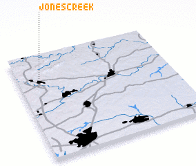 3d view of Jones Creek