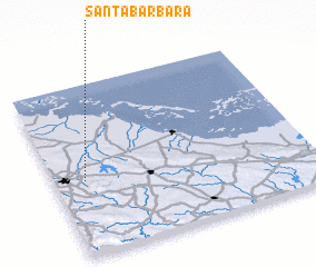 3d view of Santa Bárbara