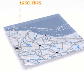 3d view of Las Cuevas