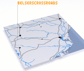 3d view of Belsers Crossroads