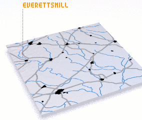 3d view of Everetts Mill