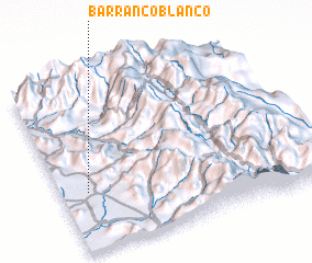 3d view of Barranco Blanco