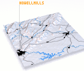3d view of Howell Mills