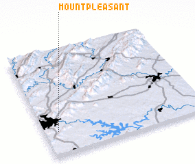 3d view of Mount Pleasant