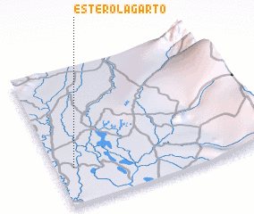 3d view of Estero Lagarto