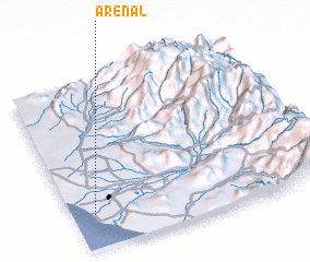 3d view of Arenal