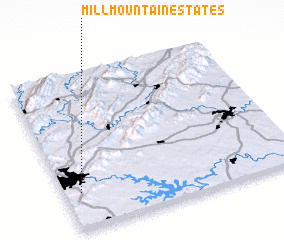 3d view of Mill Mountain Estates