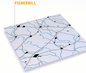 3d view of Fisher Hill