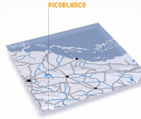 3d view of Pico Blanco