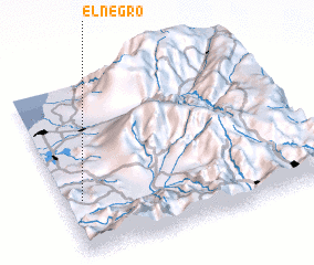 3d view of El Negro