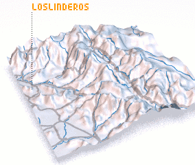 3d view of Los Linderos