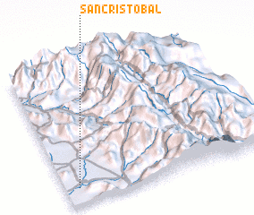 3d view of San Cristóbal