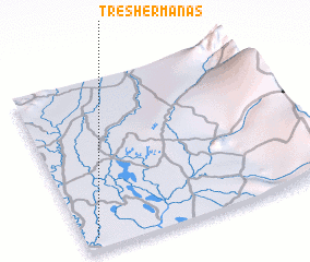 3d view of Tres Hermanas