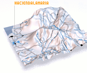 3d view of Hacienda La María