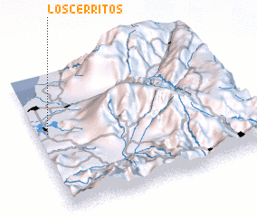 3d view of Los Cerritos