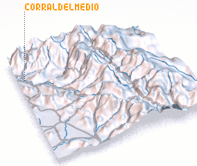 3d view of Corral del Medio