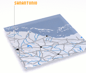 3d view of San Antonio