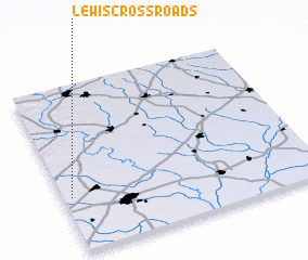 3d view of Lewis Crossroads