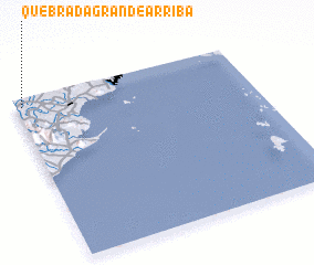 3d view of Quebrada Grande Arriba