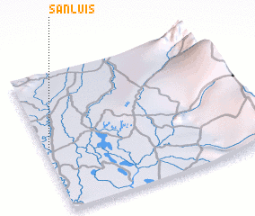 3d view of San Luis