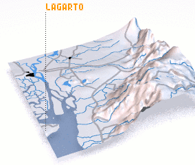 3d view of Lagarto