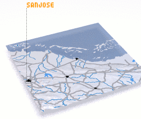 3d view of San José